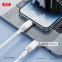 Кабель XO Brushed Silicone USB to Lightning 6A 1м білий 0