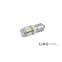 LED автолампа Solar 12V T8.5 BA9s 9SMD white, 2шт 1