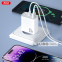 Мережевий зарядний пристрій XO L116 PD30W/QC18W 1USB-C+1USB-A Type-C кабель білий  4