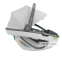 Автокресло MAXI-COSI Coral 360 Essential Grey (Black Shell) 8