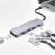 Type-C-Хаб Proove Iron Link 5 in 1 (3*USB3.0 + Type C + HDMI) срібний 2