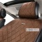 Комплект премиум накидок для сидений CarLife Nitro, coffee 4