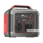 Портативна зарядна станція Hoco DB28 300W Iron Gray+Red 0