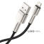 Кабель Baseus Cafule Metal Lightning 2.4A (1m) фіолетовий 2