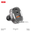 Автомобільний зарядний пристрій XO CC61 Smart USB/Type-C/Lightning 100W срібний 2