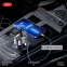 Автомобільний зарядний пристрій XO CC61 Smart USB/Type-C/Lightning 100W срібний 6