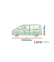 Чехол-тент для автомобиля Mobile Garage L540 van (530-540см) 7