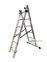 Драбина трисекційна алюмінієва GTM KME306 3x6 сходинок 1.64-3.26м 0