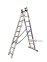 Лестница трехсекционная алюминиевая GTM KME309 3x9 ступеней 2.45-5.69м 0