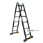Драбина-трансформер алюмінієва GTM KMP403A 4*3 сходинки 0,9-3,55м 2
