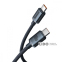 Кабель Baseus Crystal Shine Series Type-C to Type-C 100W (2m) чорний 3
