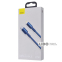 Кабель Baseus High Density Braided Type-C to Lightning PD 20W (1m) синій 0