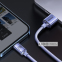 Кабель Baseus Crystal Shine Series Fast Charging Lightning 2.4A (1.2m) блакитний 1