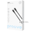 Кабель Proove Nylo Type-C to Type-C 100W (1.5m) черный 0
