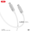 Кабель XO Liquid Silicone Type-C to Type-C 60W 1м білий 0