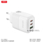 Сетевое зарядное устройство XO L139 1USB-A 45W+2USB-C 65W белый 0