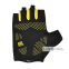Велоперчатки Grey's с короткими пальцами и гелевыми вставками, черно-желтые М GR18342 1