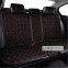 Комплект премиум накидок для сидений CarLife Nitro, black-red 3