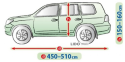 Чохол-тент для автомобіля Mobile Garage XL SUV/off Road (450-510см) 4