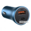 Автомобильное ЗУ Baseus Golden Contactor Pro 40W USB+Type-C+Cable Type-C 1м голубой 3