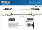 Профессиональная инспекционная лампа Brevia LED 120-190см 40SMD 1000lm 4000mAh 2