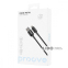 Кабель Proove Dense Metal USB to Lightning 2.4A (1m) чорний 0