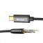 Кабель AUX Baseus Yiven Type-C to 3.5 mini jack (1.2m) чорний 3