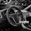 Чехол на руль Carlife 39-41см, кожа, черный с серыми вставками 0