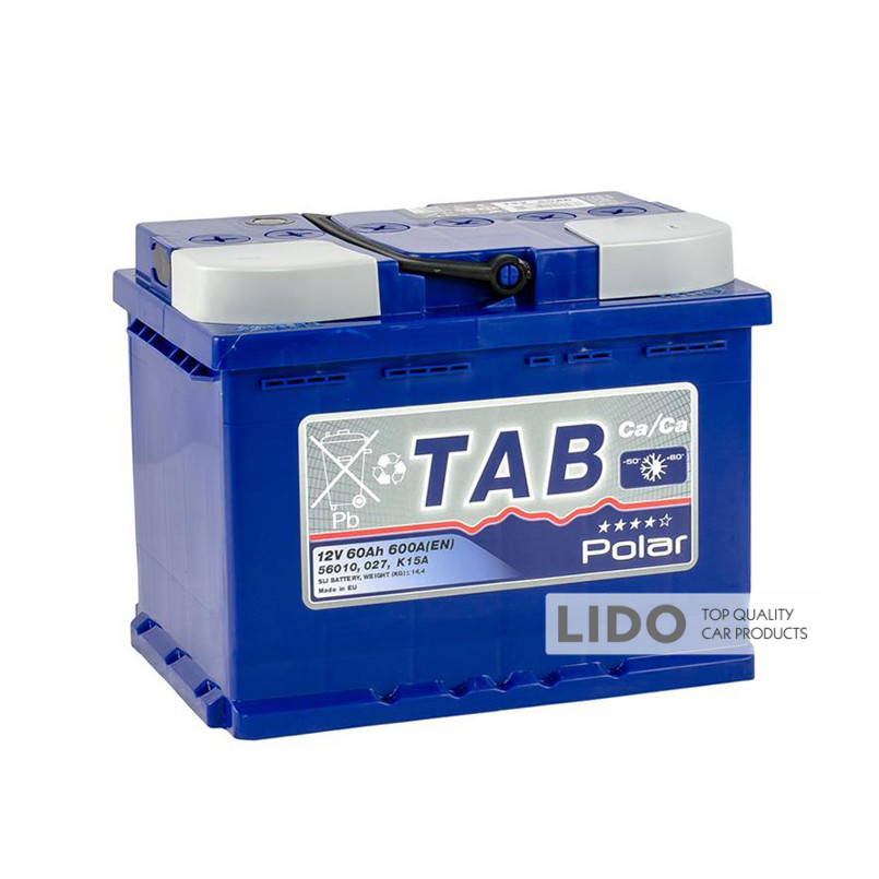 Аккумулятор TAB Polar Blue 60 Ah/12V [- +] - , цена в е .