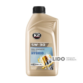 Олива моторна K2 Full Synthetic Oil Hybrid 5W-30 1л