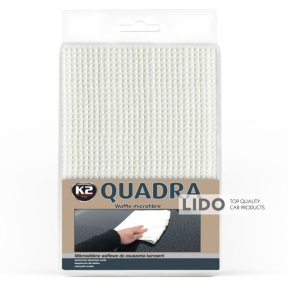 Полотенце трикотажное K2 PRO QUADRA WAFFLE MICROFIBRE из вафельной микрофибры 60x90см