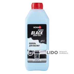 Полироль-молочко для пластика Nowax Black концентрат, 1л