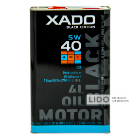 Моторное масло Xado Atomic Oil AMC Black Edition 5W-40 4л