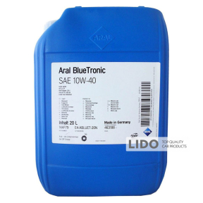 Моторное масло Aral BlueTronic 10w-40 20л