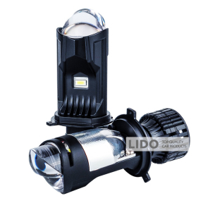 Автолампа DriveX LED LE-07 H4 H/L 6000K 55W 9-32V с линзой 2шт