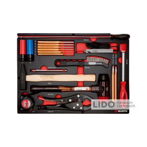 Професійний набір слюсарних інструментів Wurth 19шт