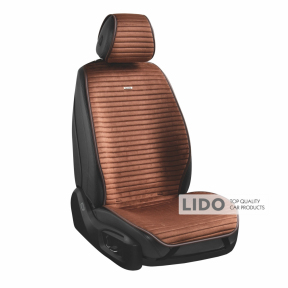 Преміум накидки для передніх сидінь CarLife Sport, coffee 2шт