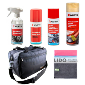 Набір автокосметики Wurth для догляду за салоном авто (6 од.)