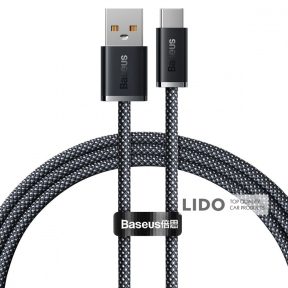 Кабель Baseus Dynamic Series Fast Charging Type-C 100W 1м темно-сірий