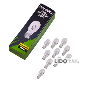 Лампа накаливания Winso 12V W16W 16W W2,1x9,5d, 10шт