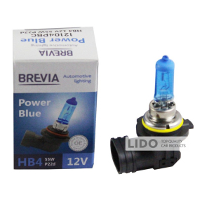 Галогеновая лампа Brevia HB4 12V 55W P22d Power Blue 4200K
