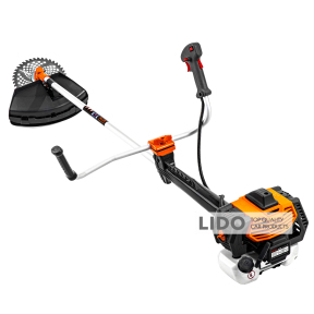 Мотокоса бензинова GTM 1,5кВт 52см³ + косильна головка + ніж з системою AV