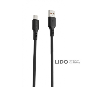 Кабель Proove Rebirth USB to Type-C 2.4A (1m) чорний