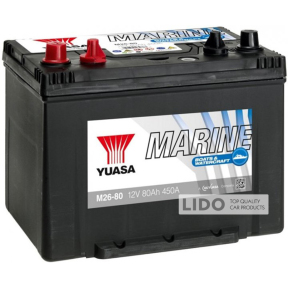 Акумулятор Yuasa Marine Battery 80Ah/12V [+ -]
