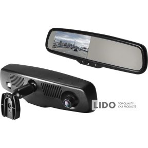 Зеркало заднего вида Gazer MUW5000 со встроенным двухканальным FullHD+HD видеорегистратором