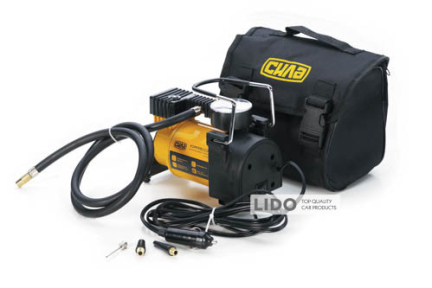 Компрессор автомобильный Сила 7Атм 35л/мин 15А однопоршневой