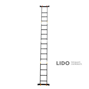 Лестница-трансформер алюминиевая GTM KMP405A 4*5 ступеней 1,45-5,75м