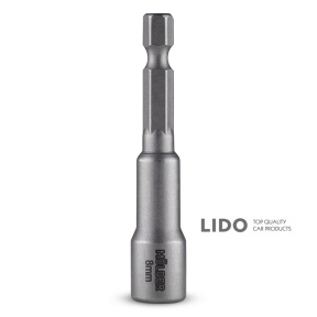 Біта магнітна Molder для покрівельних саморізів H8x65мм 1шт