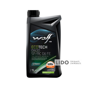 Моторное масло ECOTECH 0W-20 SP/RC G6 FE 1л