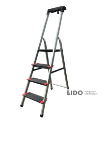 Стремянка односторонняя GTM KMH0104BP 0,86м алюминиевая